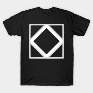 Seni Lawal v2 skeletal cuboctahedron T-Shirt